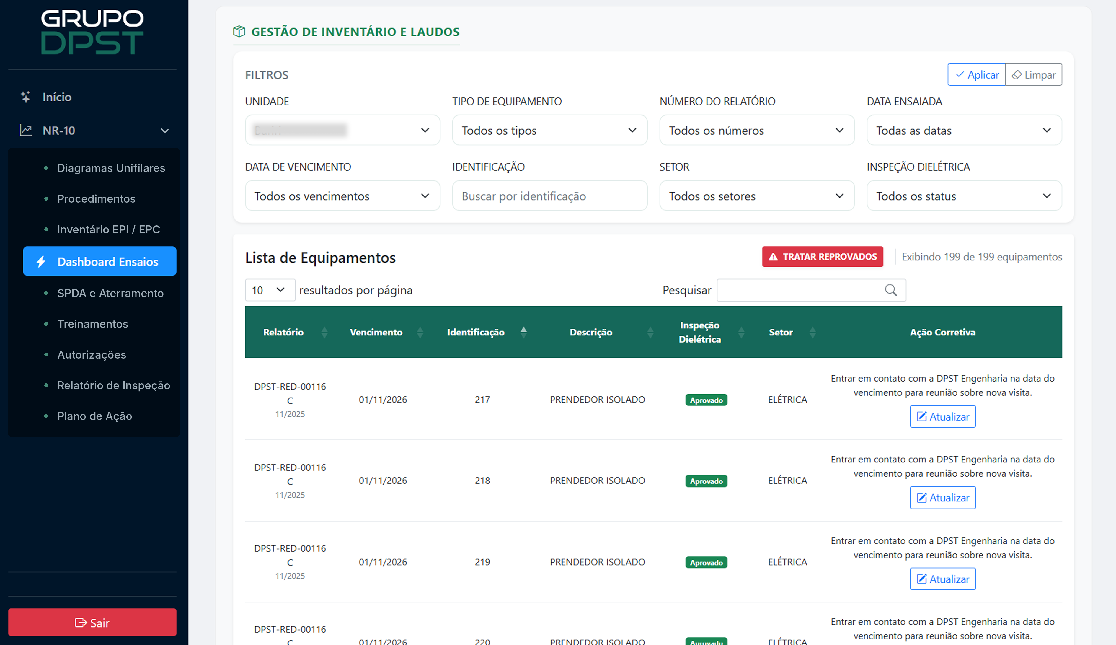 Plano de ação DPST